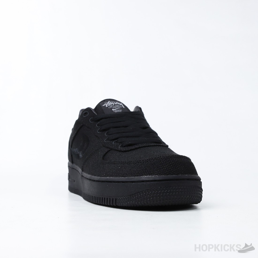 stüssy x nike air force 1 low black
